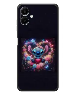 Чехол для Samsung Galaxy A08 с картинкой «Stitch в цветах» Чехол для Samsung Galaxy A08 с картинкой «Stitch в цветах»