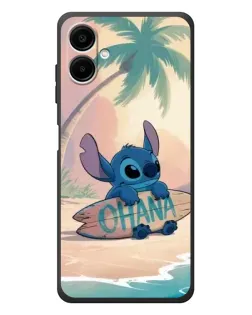Чехол для Samsung Galaxy A08 с картинкой «Стич на серфе» Чехол для Samsung Galaxy A08 с картинкой «Стич на серфе»
