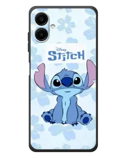 Чехол для Samsung Galaxy A08 с картинкой «Stitch среди цветов» Чехол для Samsung Galaxy A08 с картинкой «Stitch среди цветов»