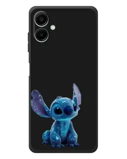 Чехол для Samsung Galaxy A08 с картинкой «Стич на черном» Чехол для Samsung Galaxy A08 с картинкой «Стич на черном»