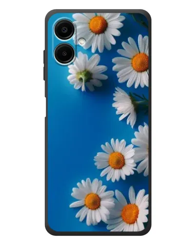 Чехол для Samsung Galaxy A08 с картинкой «Белоснежные маргаритки»