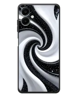 Чехол для Samsung Galaxy A08 с картинкой «Черно-белая спираль» Чехол для Samsung Galaxy A08 с картинкой «Черно-белая спираль»