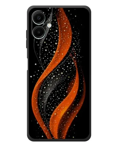 Чехол для Samsung Galaxy A08 с картинкой «Огненная звездная волна»