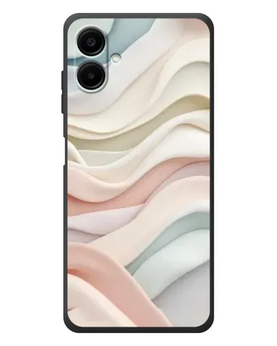 Чехол для Samsung Galaxy A08 с картинкой «Пастельные нежные волны»
