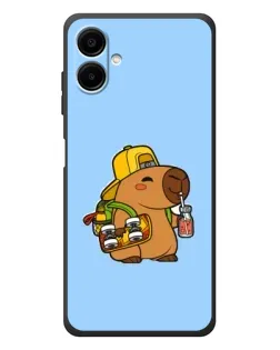 Чехол для Samsung Galaxy A08 с картинкой «Капибара на скейте» Чехол для Samsung Galaxy A08 с картинкой «Капибара на скейте»