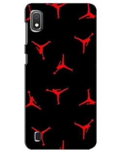 Чехол для Samsung Galaxy A10 2019 (A105F) с картинкой «Jordan Red Pattern» Чехол для Samsung Galaxy A10 2019 (A105F) с картинкой «Jordan Red Pattern»