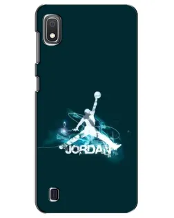Чехол для Samsung Galaxy A10 2019 (A105F) с картинкой «Jordan Blue Fire» Чехол для Samsung Galaxy A10 2019 (A105F) с картинкой «Jordan Blue Fire»