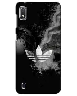 Чехол для Samsung Galaxy A10 2019 (A105F) с картинкой «Абстрактный дым Adidas»