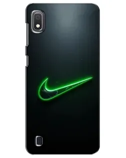 Чехол для Samsung Galaxy A10 2019 (A105F) с картинкой «Неоновый контур Nike»