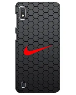 Чехол для Samsung Galaxy A10 2019 (A105F) с картинкой «Nike — карбоновая сетка» Чехол для Samsung Galaxy A10 2019 (A105F) с картинкой «Nike — карбоновая сетка»