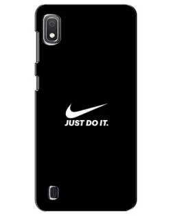 Чехол для Samsung Galaxy A10 2019 (A105F) с картинкой «Минимализм от Nike» Чехол для Samsung Galaxy A10 2019 (A105F) с картинкой «Минимализм от Nike»