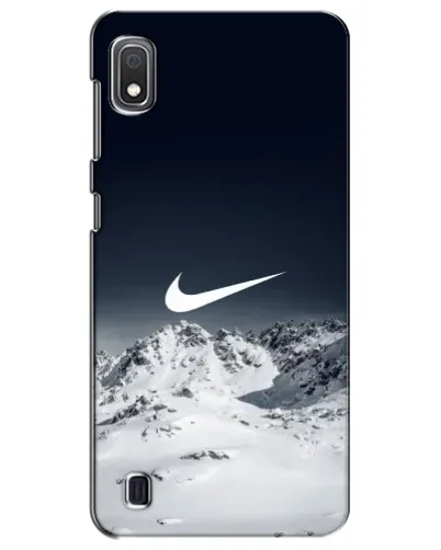 Чехол для Samsung Galaxy A10 2019 (A105F) с картинкой «Nike — зимние горы» Чехол для Samsung Galaxy A10 2019 (A105F) с картинкой «Nike — зимние горы»
