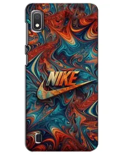 Чехол для Samsung Galaxy A10 2019 (A105F) с картинкой «Nike в абстракции» Чехол для Samsung Galaxy A10 2019 (A105F) с картинкой «Nike в абстракции»