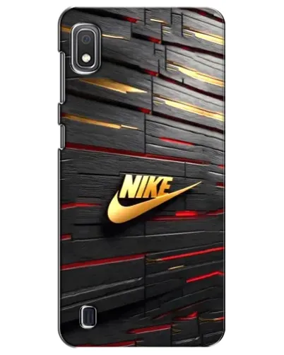 Чехол для Samsung Galaxy A10 2019 (A105F) с картинкой «Золотой Nike на металле» Чехол для Samsung Galaxy A10 2019 (A105F) с картинкой «Золотой Nike на металле»