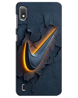 Чехол для Samsung Galaxy A10 2019 (A105F) с картинкой «Объемный логотип Найк» Чехол для Samsung Galaxy A10 2019 (A105F) с картинкой «Объемный логотип Найк»
