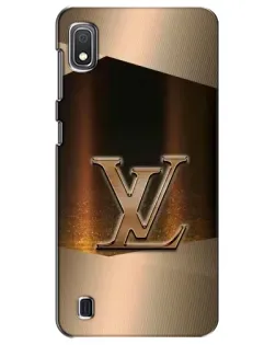 Чохол для Samsung Galaxy A10 2019 (A105F) з картинкою «LV — золоте сяйво»