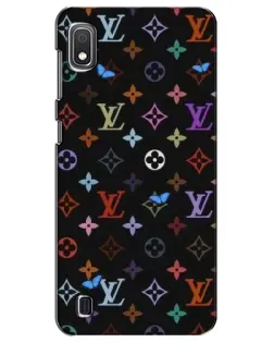 Чохол для Samsung Galaxy A10 2019 (A105F) з картинкою «Кольорова монограма LV»
