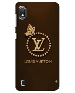 Чохол для Samsung Galaxy A10 2019 (A105F) з картинкою «LV — золота печатка»