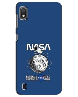 Чехол для Samsung Galaxy A10 2019 (A105F) с картинкой «NASA — лунная миссия»