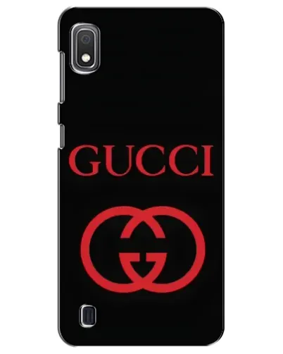 Чехол для Samsung Galaxy A10 2019 (A105F) с картинкой «Gucci — красный логотип»