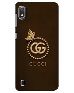 Чехол для Samsung Galaxy A10 2019 (A105F) с картинкой «Gucci — золотая бабочка» Чехол для Samsung Galaxy A10 2019 (A105F) с картинкой «Gucci — золотая бабочка»