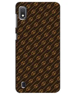 Чехол для Samsung Galaxy A10 2019 (A105F) с картинкой «Gucci — золотые диагонали» Чехол для Samsung Galaxy A10 2019 (A105F) с картинкой «Gucci — золотые диагонали»