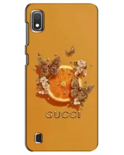 Чехол для Samsung Galaxy A10 2019 (A105F) с картинкой «Gucci — золотые бабочки» Чехол для Samsung Galaxy A10 2019 (A105F) с картинкой «Gucci — золотые бабочки»