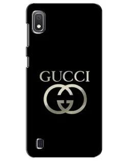 Чехол для Samsung Galaxy A10 2019 (A105F) с картинкой «Gucci — золото на черном» Чехол для Samsung Galaxy A10 2019 (A105F) с картинкой «Gucci — золото на черном»