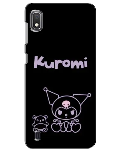 Чехол для Samsung Galaxy A10 2019 (A105F) с картинкой «Kuromi — черный минимализм»