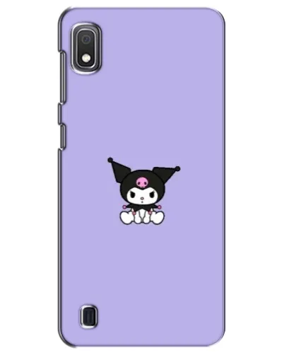 Чехол для Samsung Galaxy A10 2019 (A105F) с картинкой «Kuromi — фиолетовый минимализм»