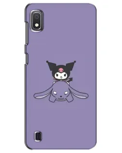 Чехол для Samsung Galaxy A10 2019 (A105F) с картинкой «Kuromi на лиловом фоне»