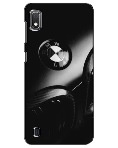 Чехол для Samsung Galaxy A10 2019 (A105F) с картинкой «Эмблема BMW — макро»