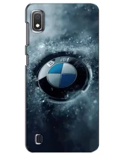 Чехол для Samsung Galaxy A10 2019 (A105F) с картинкой «Логотип BMW — лед»