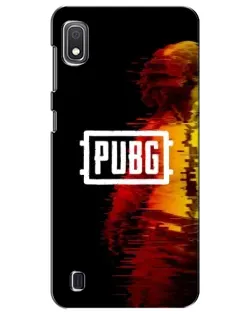 Чехол для Samsung Galaxy A10 2019 (A105F) с картинкой «Яркий логотип PUBG»
