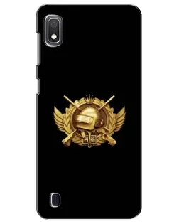 Чехол для Samsung Galaxy A10 2019 (A105F) с картинкой «PUBG — оранжевый градиент» Чехол для Samsung Galaxy A10 2019 (A105F) с картинкой «PUBG — оранжевый градиент»