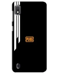 Чехол для Samsung Galaxy A10 2019 (A105F) с картинкой «PUBG — вертикальные линии» Чехол для Samsung Galaxy A10 2019 (A105F) с картинкой «PUBG — вертикальные линии»