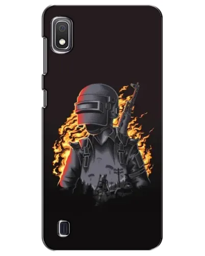 Чехол для Samsung Galaxy A10 2019 (A105F) с картинкой «PUBG — огненный силуэт» Чехол для Samsung Galaxy A10 2019 (A105F) с картинкой «PUBG — огненный силуэт»