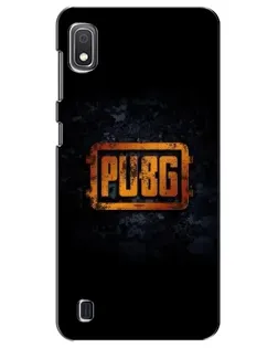 Чехол для Samsung Galaxy A10 2019 (A105F) с картинкой «PUBG — золотой логотип» Чехол для Samsung Galaxy A10 2019 (A105F) с картинкой «PUBG — золотой логотип»
