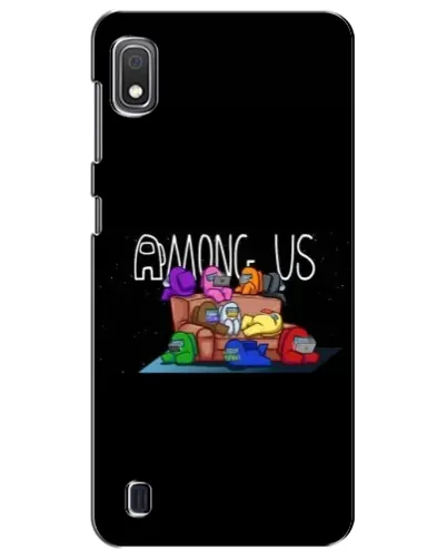 Чехол для Samsung Galaxy A10 2019 (A105F) с картинкой «Логотип Among Us»