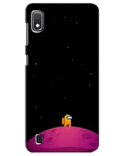 Чехол для Samsung Galaxy A10 2019 (A105F) с картинкой «Одинокий герой на планете»