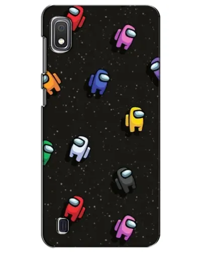 Чехол для Samsung Galaxy A10 2019 (A105F) с картинкой «Космический паттерн Among Us»