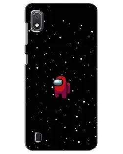 Чехол для Samsung Galaxy A10 2019 (A105F) с картинкой «Красный Among Us»
