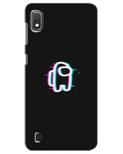 Чехол для Samsung Galaxy A10 2019 (A105F) с картинкой «Among Us неон»