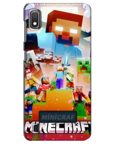 Чехол для Samsung Galaxy A10 2019 (A105F) с картинкой «Minecraft герои игры»