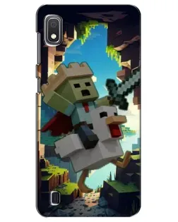 Чехол для Samsung Galaxy A10 2019 (A105F) с картинкой «Стив и гусь»