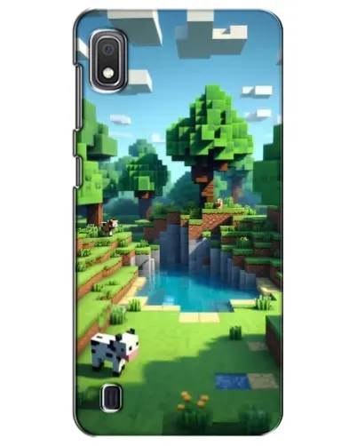 Чехол для Samsung Galaxy A10 2019 (A105F) с картинкой «Minecraft летний день»