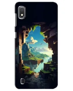 Чехол для Samsung Galaxy A10 2019 (A105F) с картинкой «Вид из пещеры»