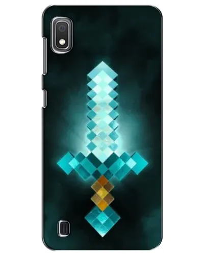 Чехол для Samsung Galaxy A10 2019 (A105F) с картинкой «Алмазный меч неон»