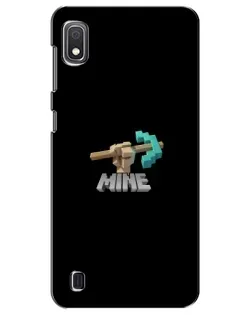 Чехол для Samsung Galaxy A10 2019 (A105F) с картинкой «Алмазная кирка»