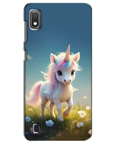 Чехол для Samsung Galaxy A10 2019 (A105F) с картинкой «Единорог на поляне»